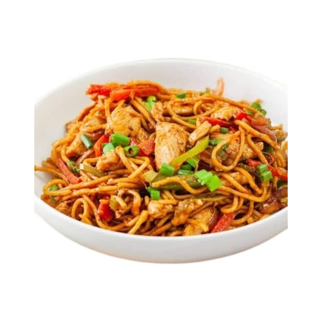 Street style chicken noodles