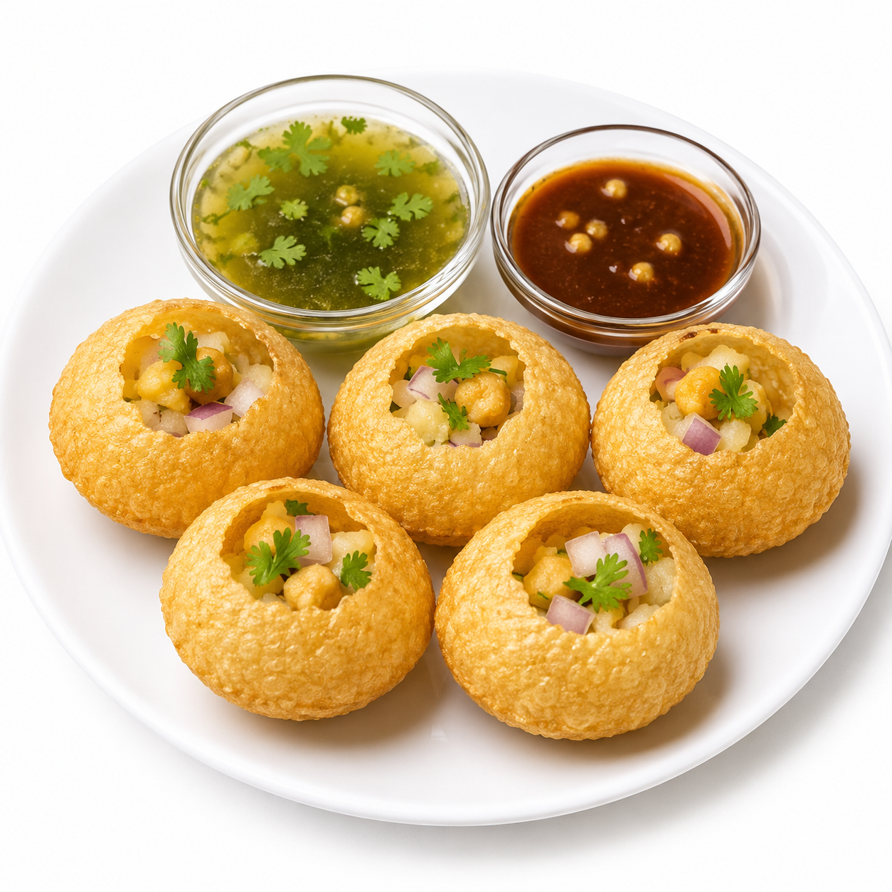 Classic Golgappa / Pani Puri (6 Pieces)